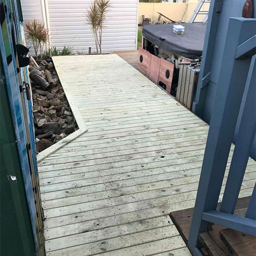 New outdoor decking in wollongong
