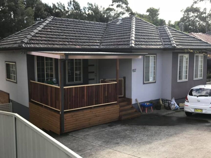 New Veranda and Decking in Wollongong