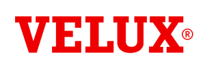 VELUX logo red on transparent background